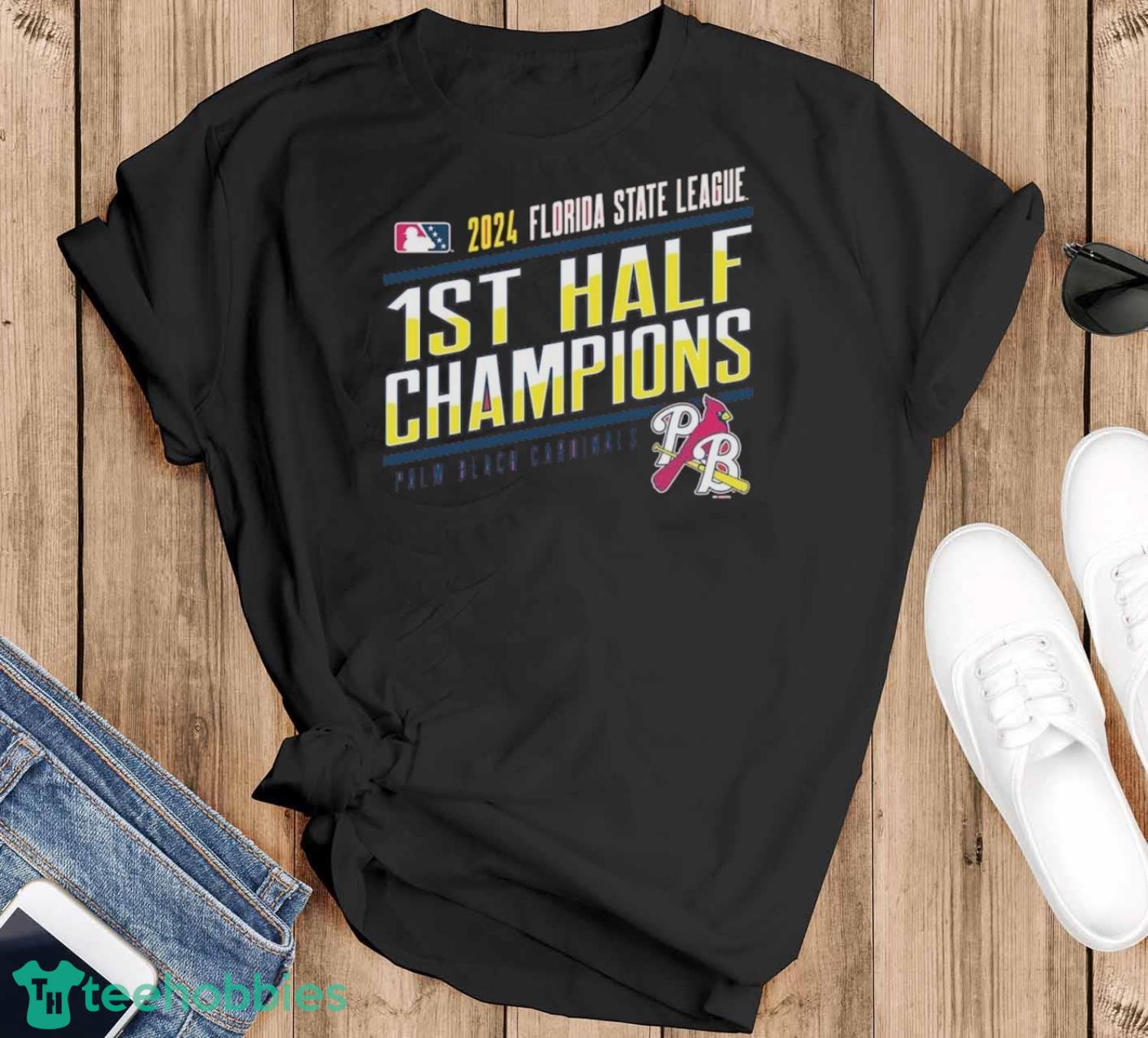 Palm Beach Cardinals 2024 Florida State League 1st Half Champions Shirt