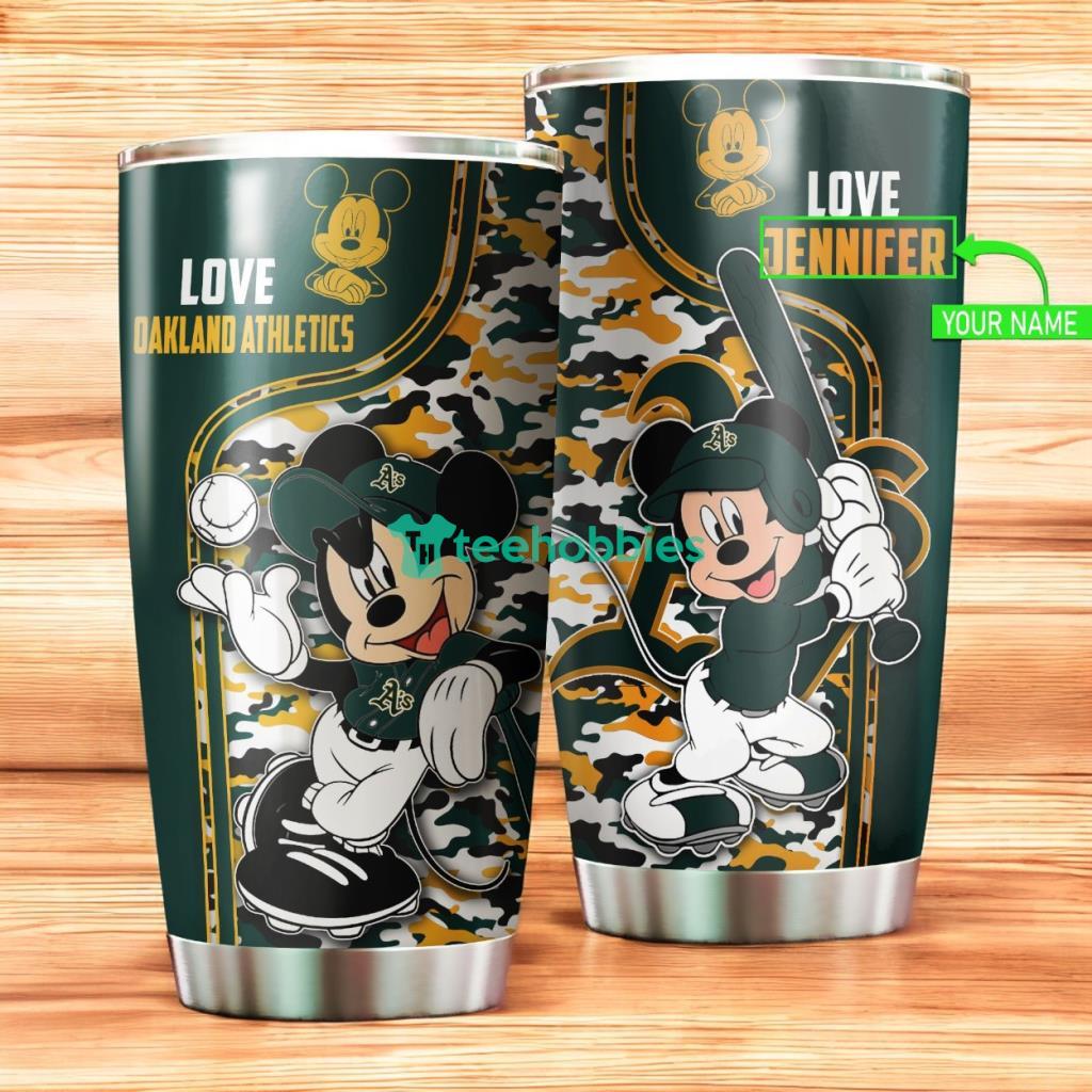 Personalized Oakland Athletics MLB Stainless Steel Tumbler
