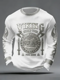 Men's Waffle Sweatshirt Viking Style