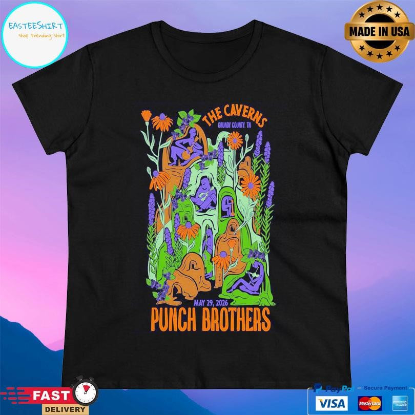Punch Brothers May 29 2026 In Pelham Tn T-Shirts