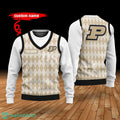Purdue Boilermakers Custom Name New Style Sweater Ghile Style 3D Print Christmas Sweater