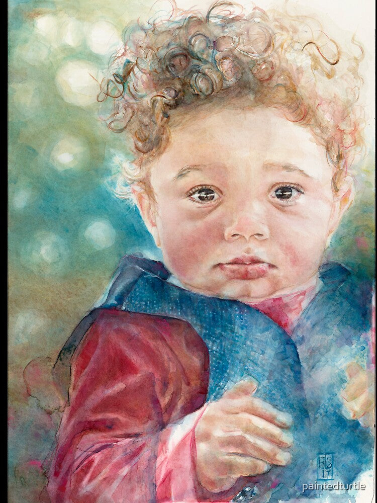 Ethan's Curly Hair by paintedturtle
