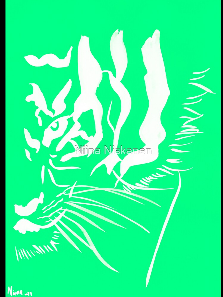 Eye Of The Tiger - Mint Green by Niina  Niskanen