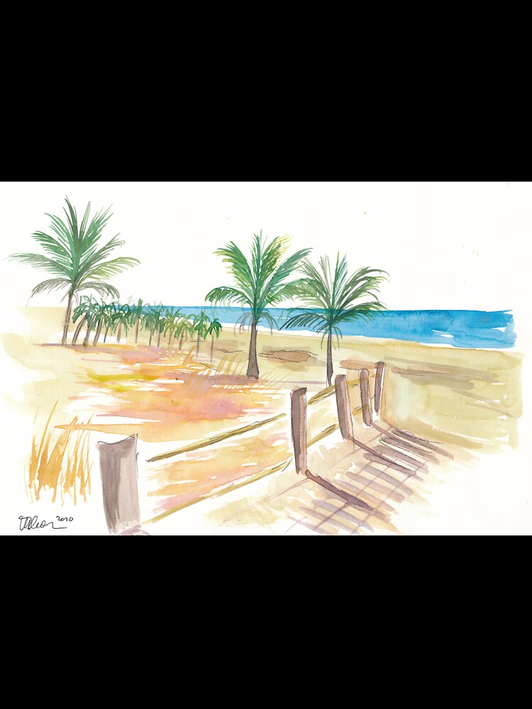 Beach Walk At The Promenade Scene by artshop77