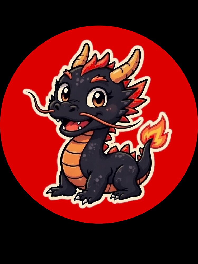 black oriental dragon by cpowerart