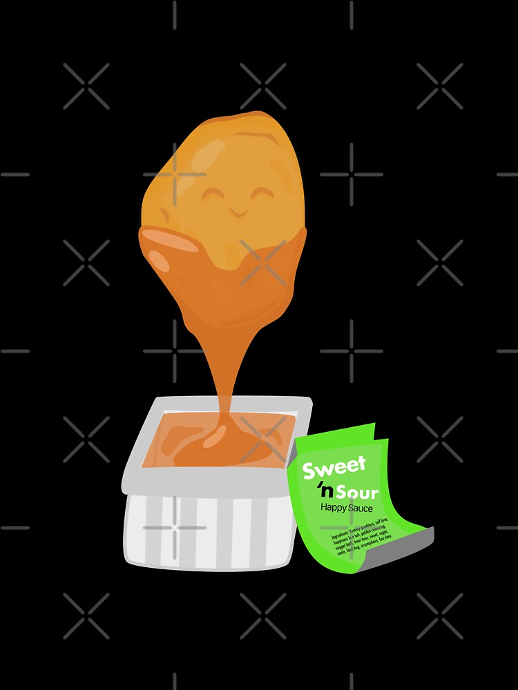 Chicken nugget sweet n sour sauce by Art-by-Jessie