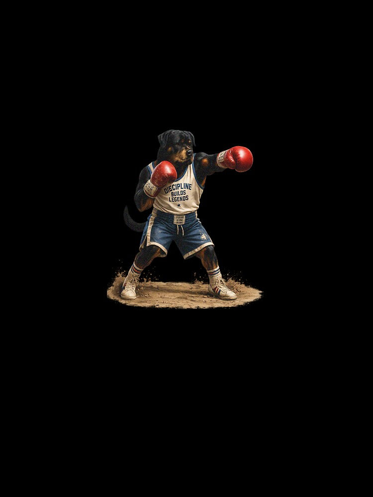 Rottweiler Boxing Dog Design by Dodosheep