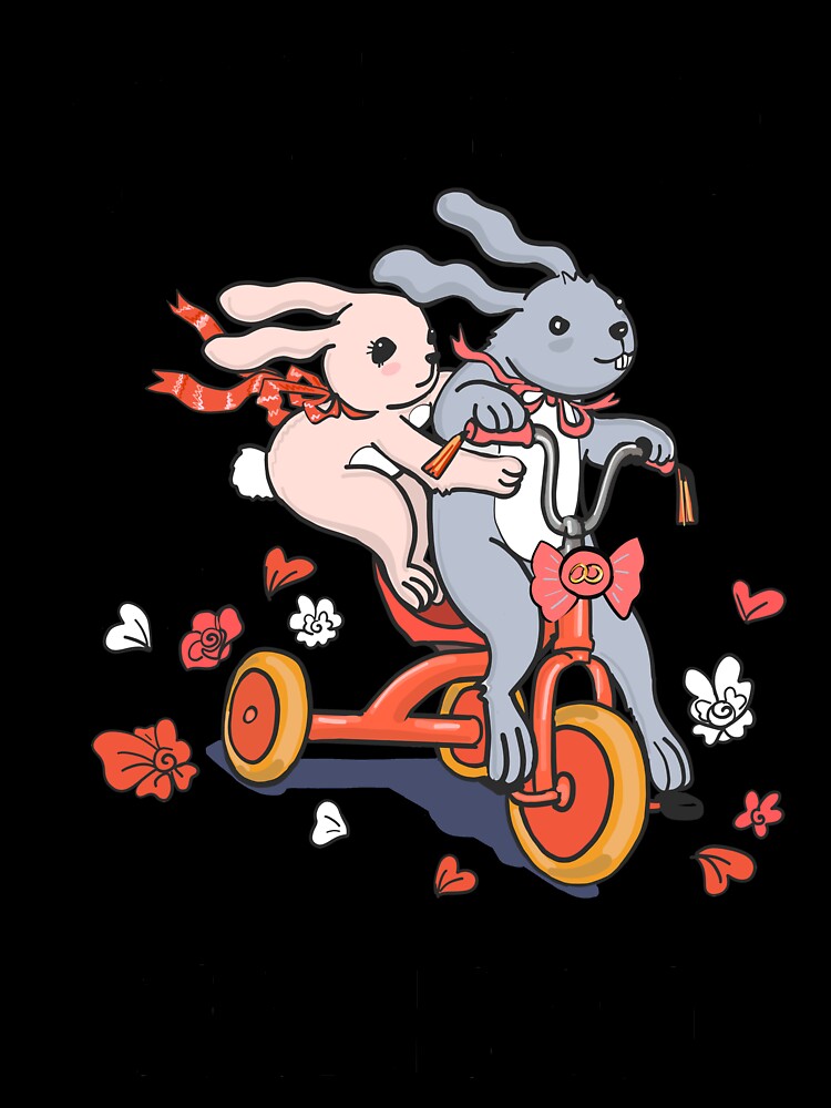 Just Married 29 Years Ago - 29th Anniversary Couple Bunnies Tee, Phone Cases And Other Gifts by MemWear