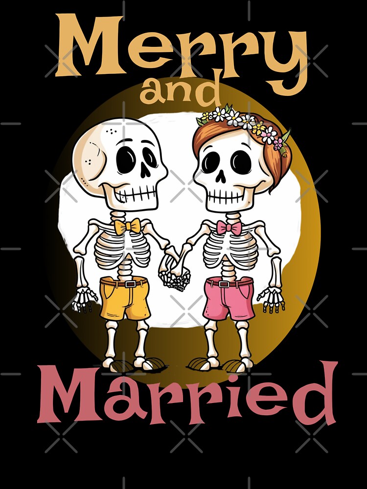 Merry and Married Couple Skeletons by Kolekzion