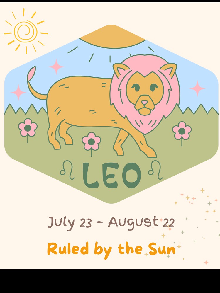 Leo Zodiac Sign | Bold Minimal Astrology Design by Sparlio