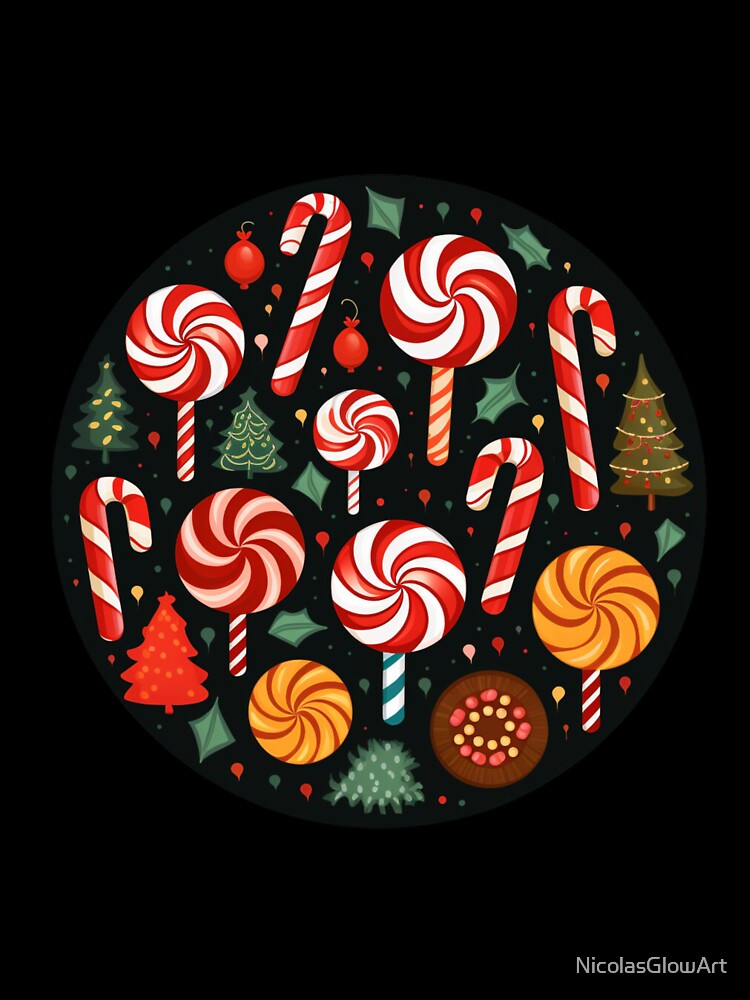 Christmas Candy Sticker by NicolasGlowArt