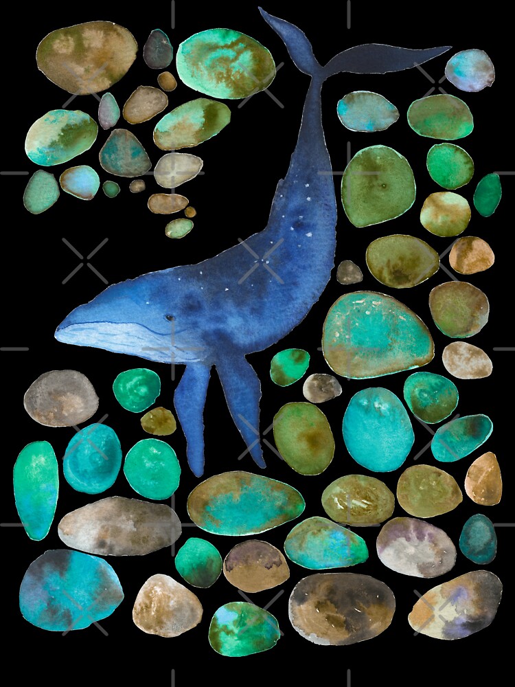 Cosmic whale (emerald) by Isabelle-T