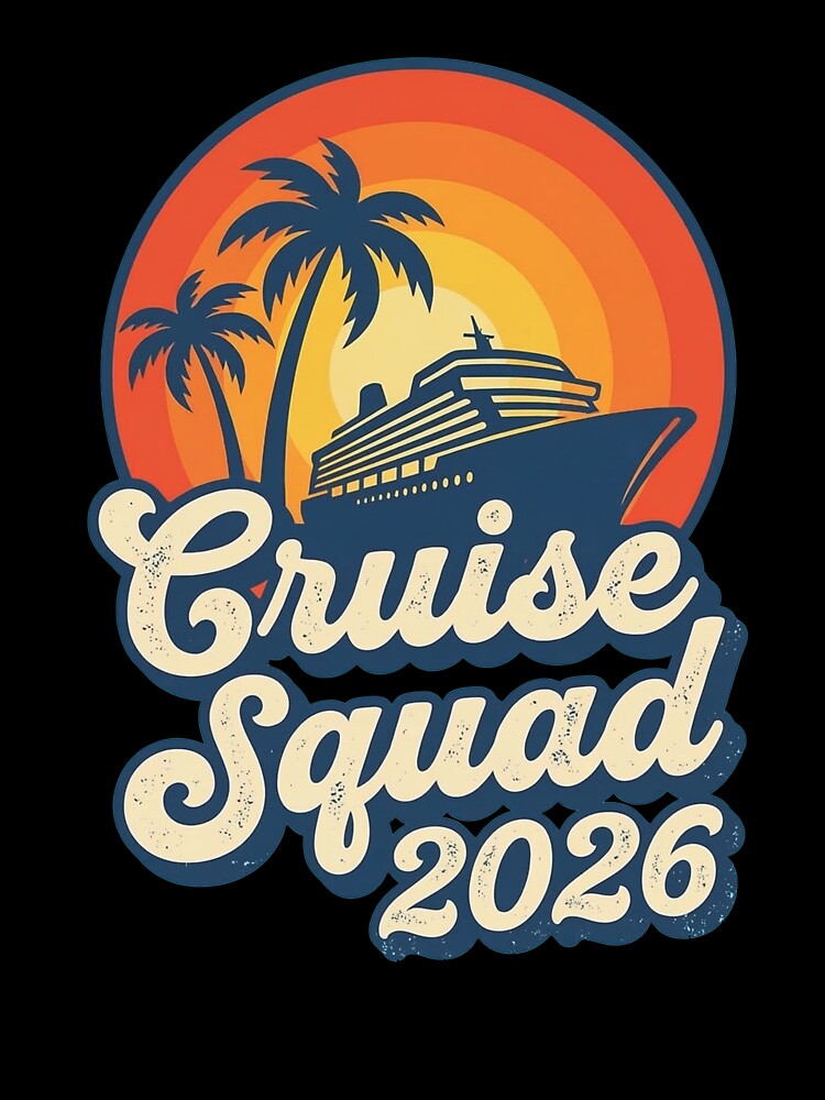 Vintage Cruise Squad 2026 Groovy Family Trip by TeNovaStudio ⭐⭐⭐⭐⭐