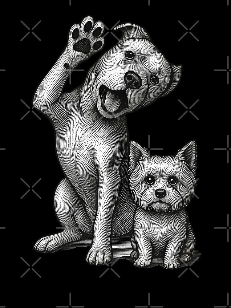 Life is Better with Friends | Dog Lovers. by HorrorInkStudio