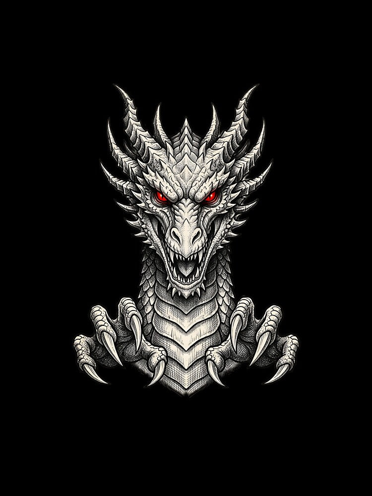Inferno Fang Dragon by DragonSerpent Ink