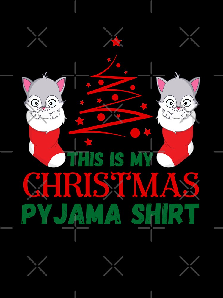 This Is My Christmas Pyjama Shirt - Merry Christmas by Delandor