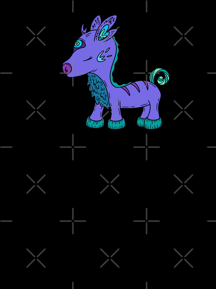 Magical Blue Horse by klaidelic