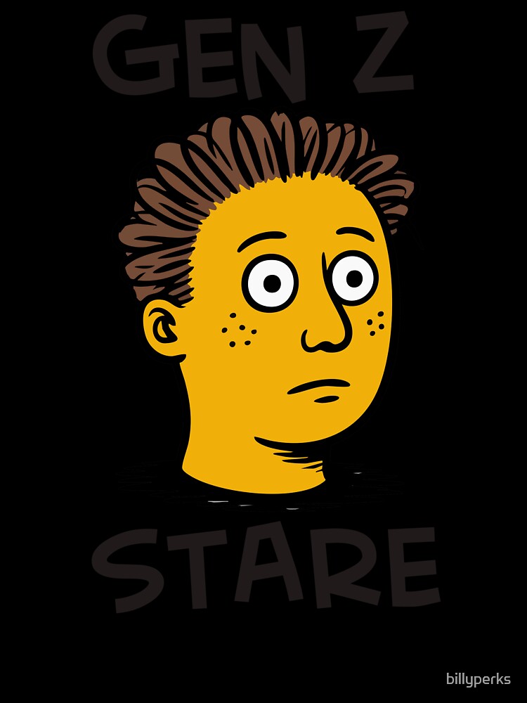 Gen Z stare funny generation gap slang by billyperks