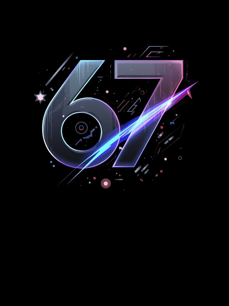 67 Trend – Viral Minimalist Number Design by Naro Hive