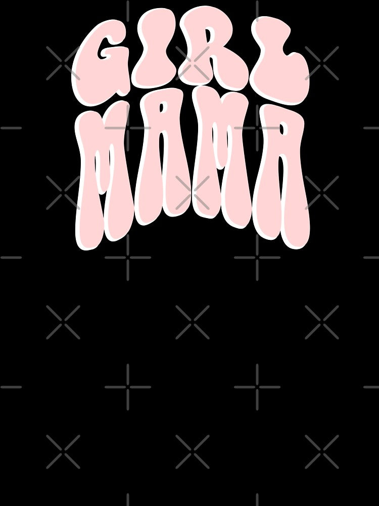 Girl Mama - Retro Print by handsoftime2020