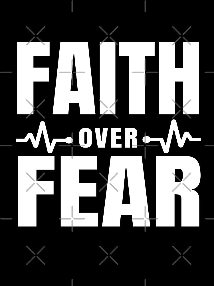 Faith Over Fear - Meaningful Uplifting Quotes by Delandor