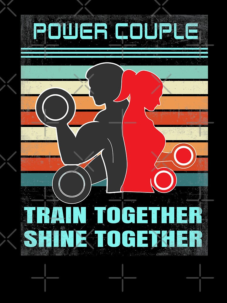 Power Couple - Gym Workout by Anjonn Vibes Designs
