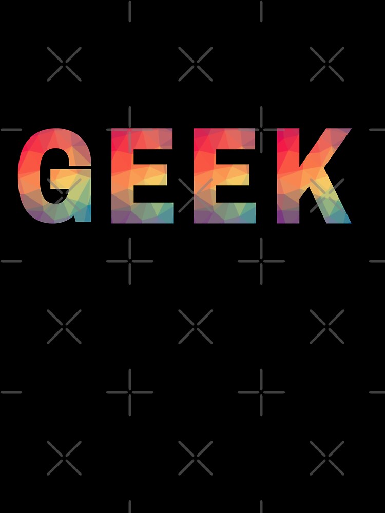 Rainbow Geek  | YES I'M A GEEK by Le Plus Three