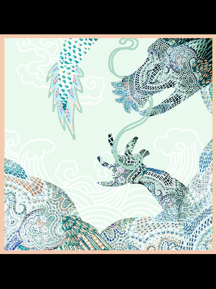 Intricate dragon design by finedrawings