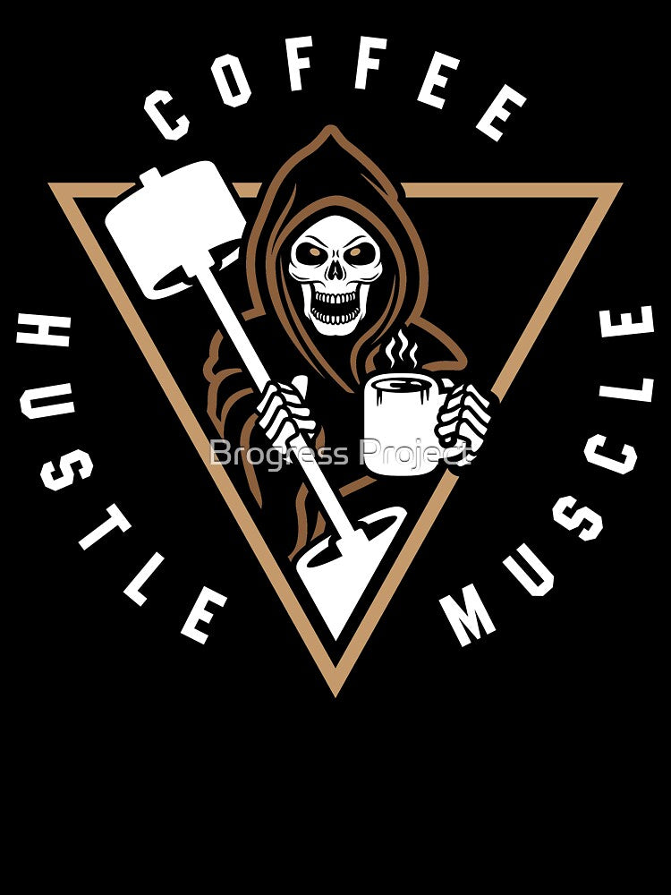 Coffee Hustle Muscle Grim Reaper by Brogress Project