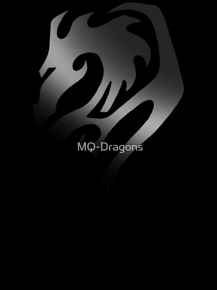Dragon Stencil Silver by MQ-Dragons