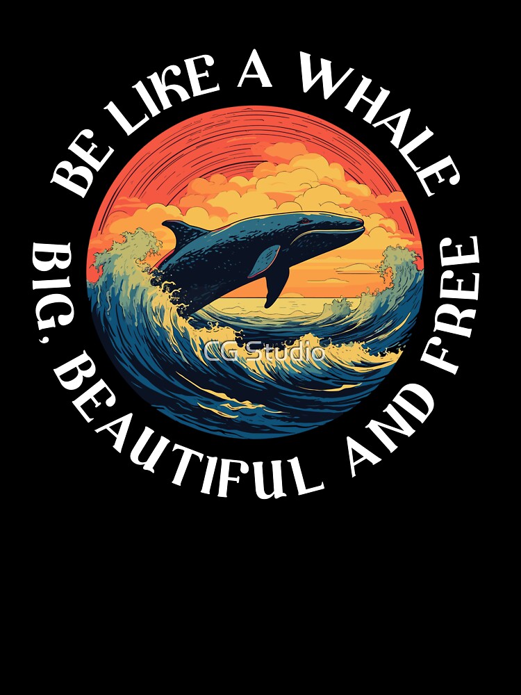 Be like a whale: big, beautiful and free by CG Studio