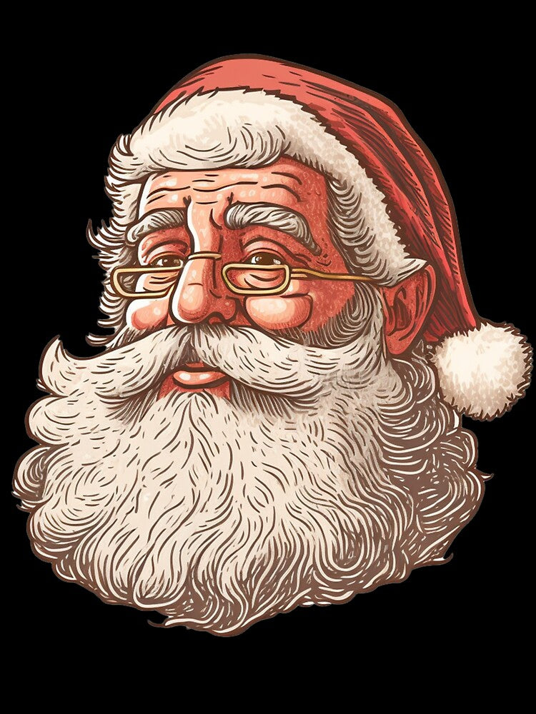 03 Retro Vintage Santa Claus by printiesart