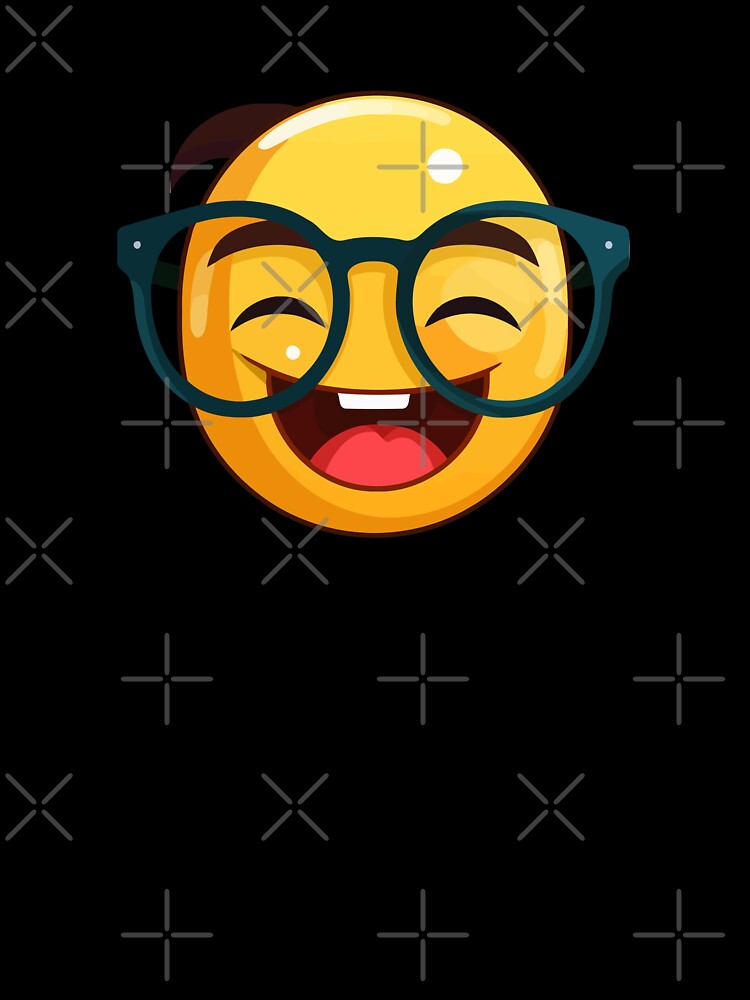 Goofy Ahh Smiles, nerd face emoji by Artwyz