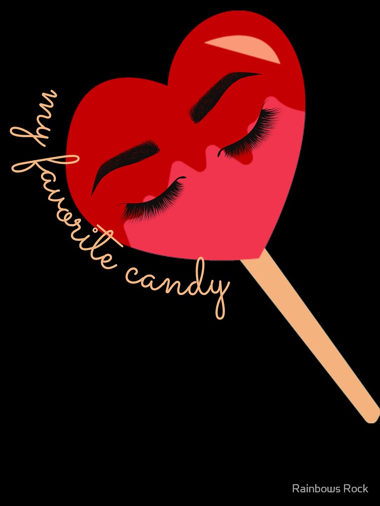 Valentines Day Couples Matching Valentine Fun | You're My Candy Pink And Black by Rainbows Rock