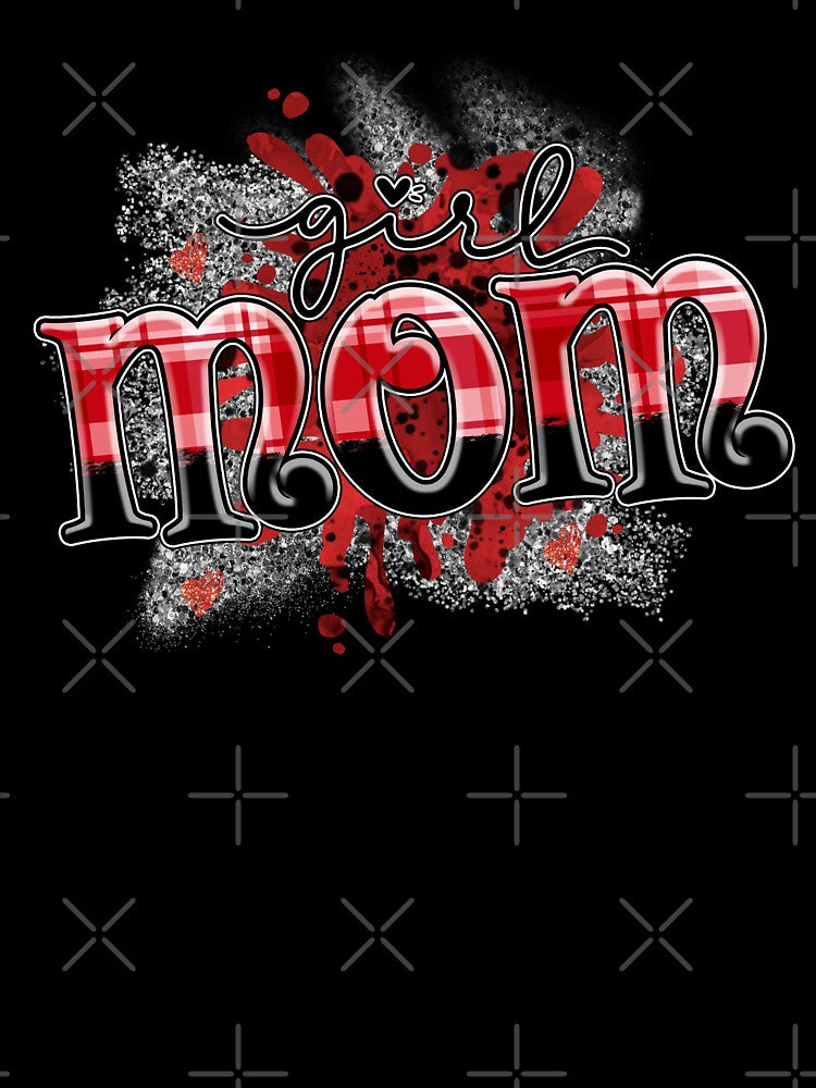 Girl Mom -sublimation valentine just a girl who loves her mother by Bela Ambrus