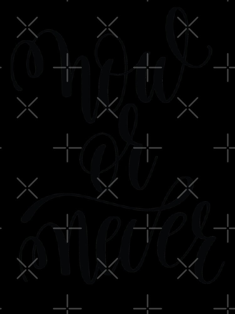 Now Or Never Inspirational Quotes by ProjectX23