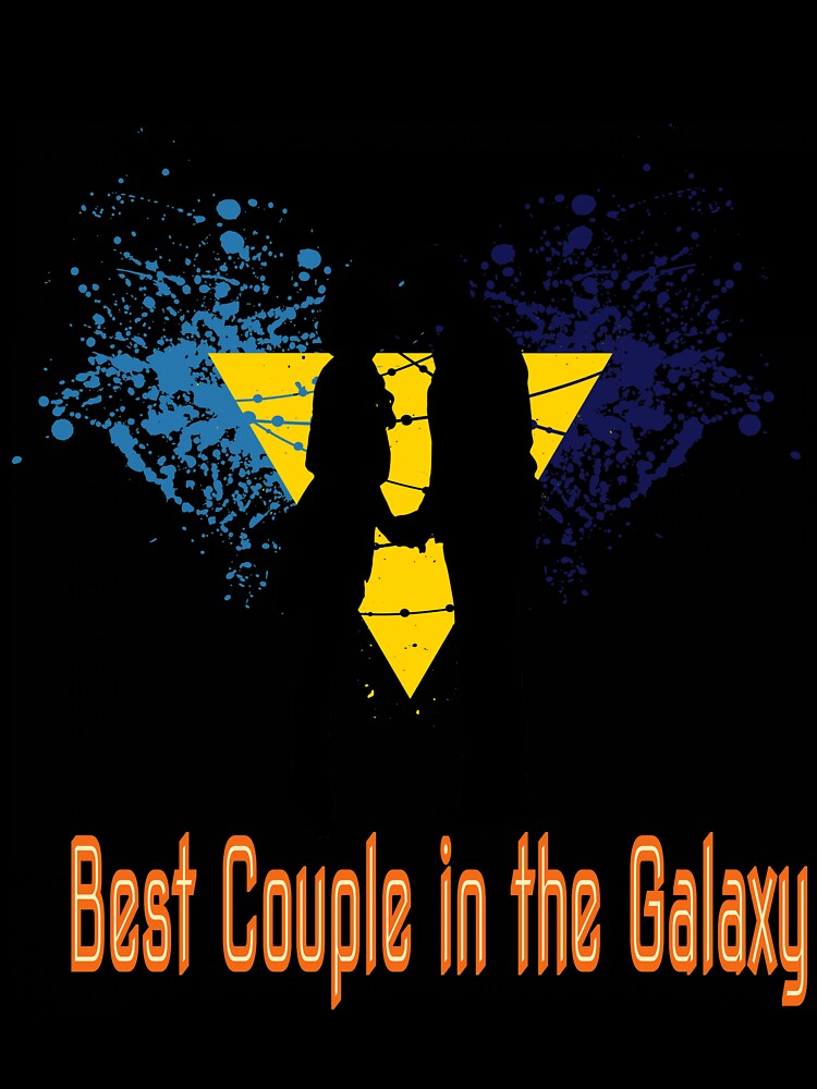 Best Couple in the Galaxy Universe Lovers Boyfriend and Girlfriend Wife and Husband Engaged by tengamerx