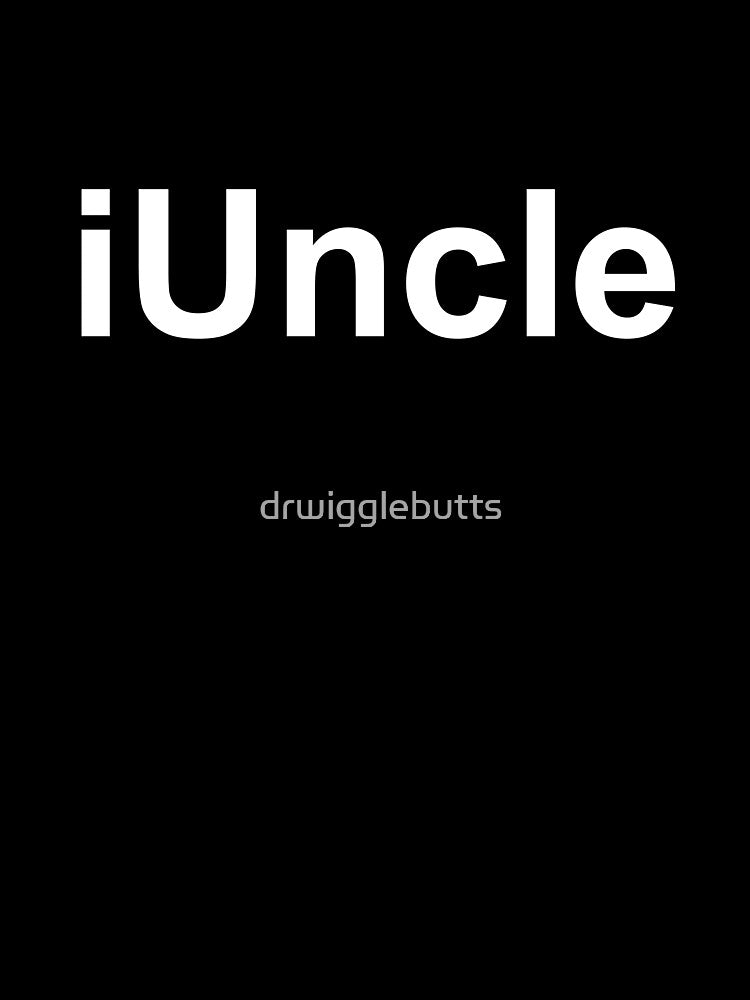Funny Big Brother Gift iUncle Shirt by drwigglebutts