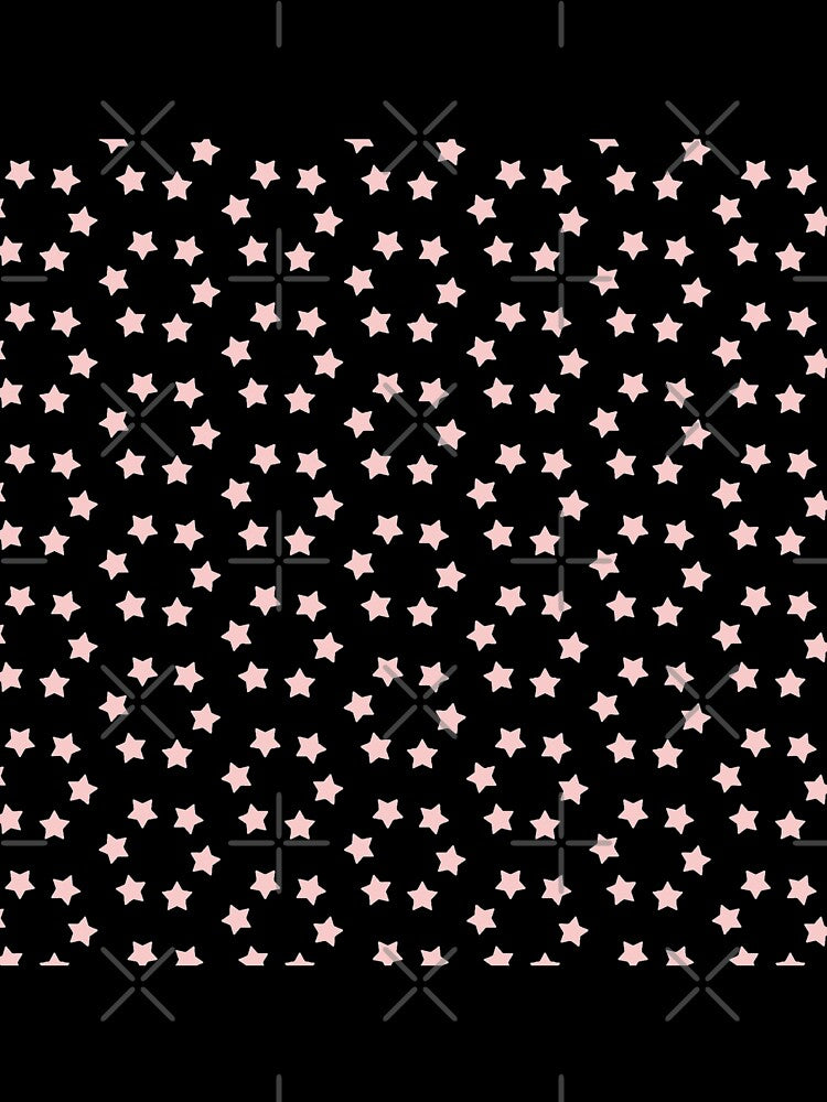 Millennial Pink Star Pattern by FandomTrading