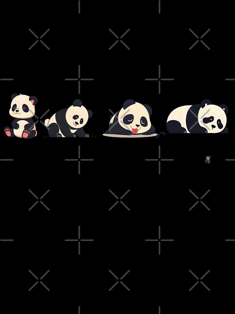 Panda in Four Moods – Cute Edition by HOUSE OF TIST