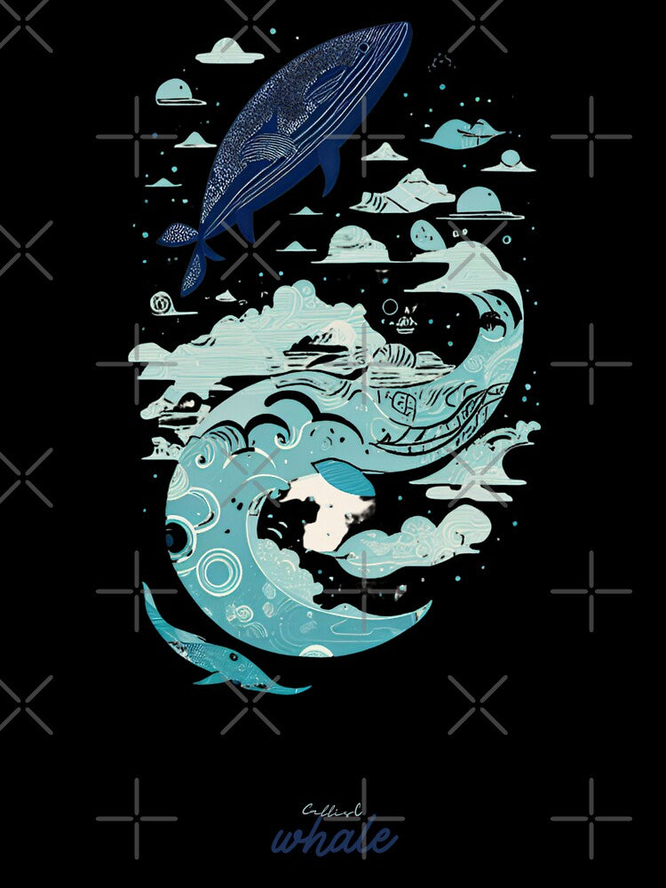 Vintage Whale by CallisC Arts by CallisC-Arts