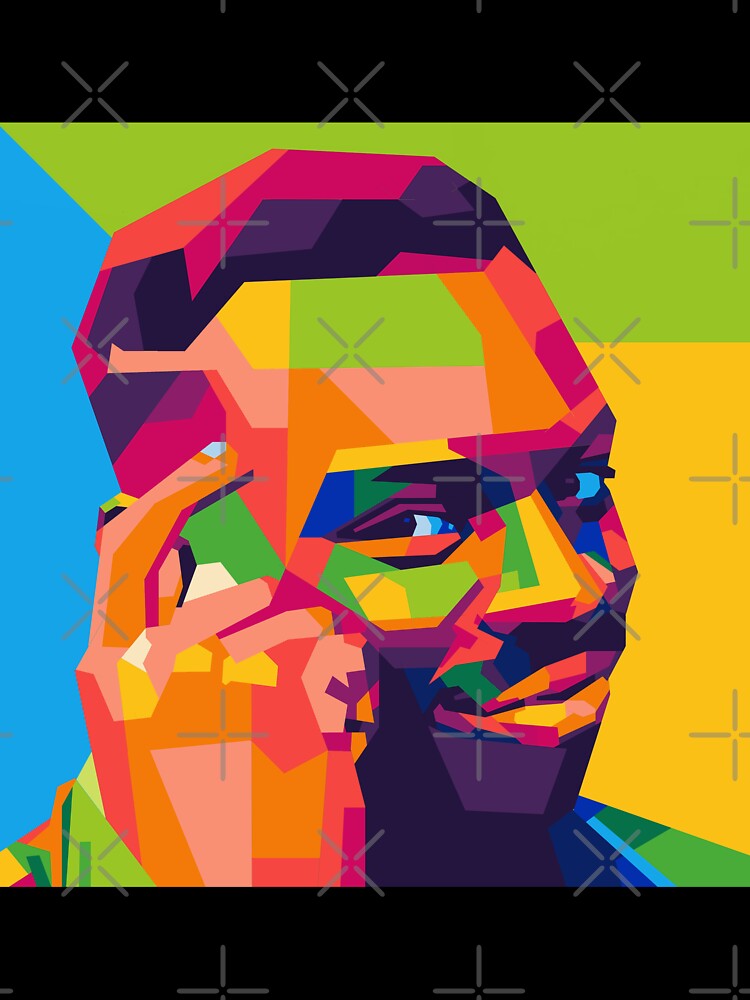 Kayode Ewumi Meme Face Pop Art Portrait by Rifafin