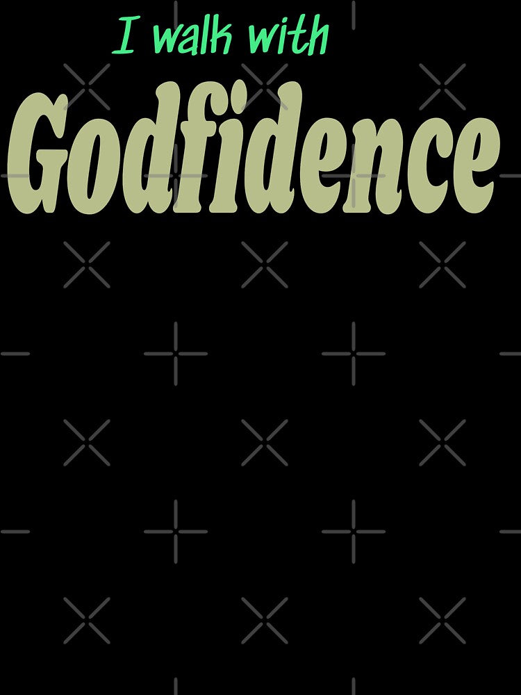 I Walk With Godfidence - Faith Inspiration by Tovahblue