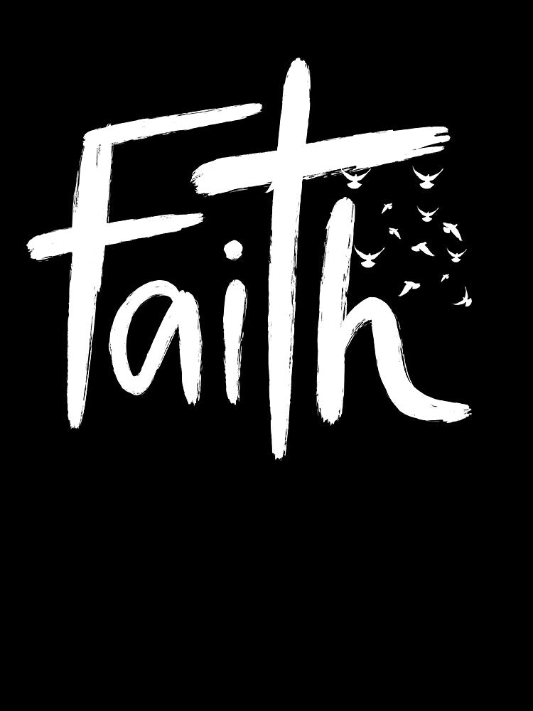 Faith-dove-Christian t shirt by Faithandpattern