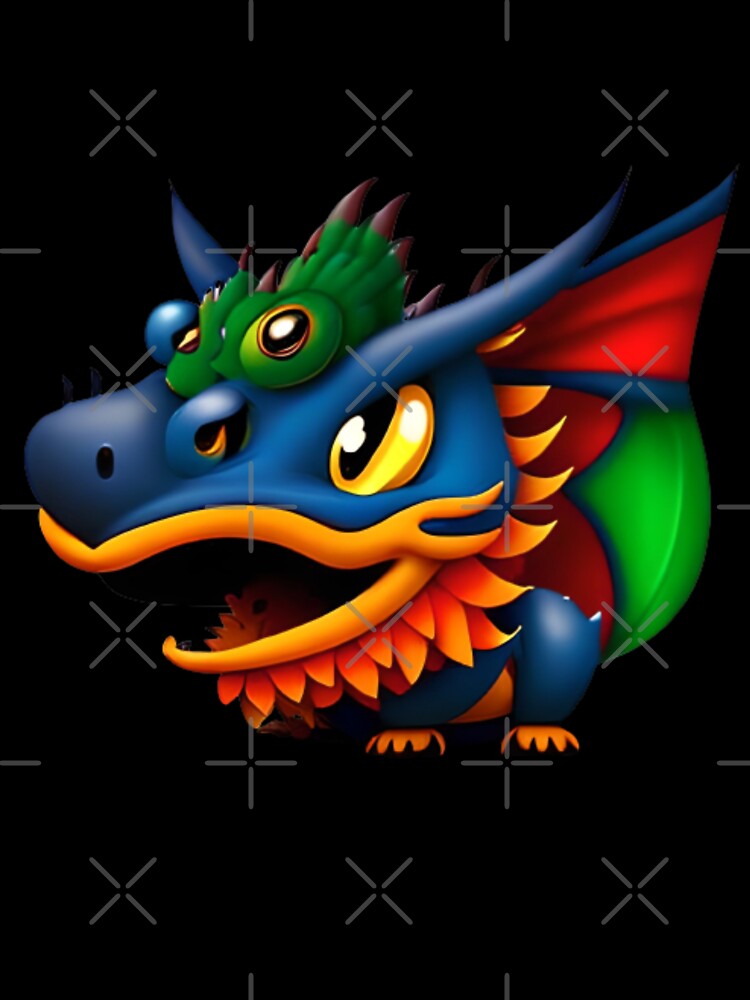 Hatching into Action: A Set of Baby Mecha Dragon Stickers by Permana96