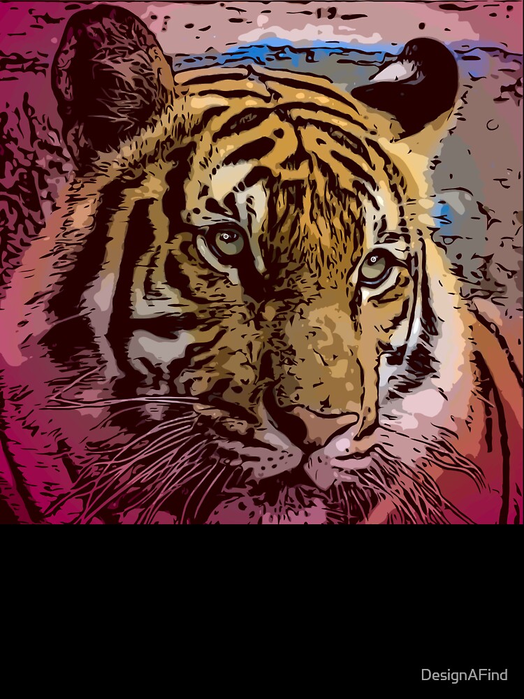 Mighty Amazing Tiger by DesignAFind