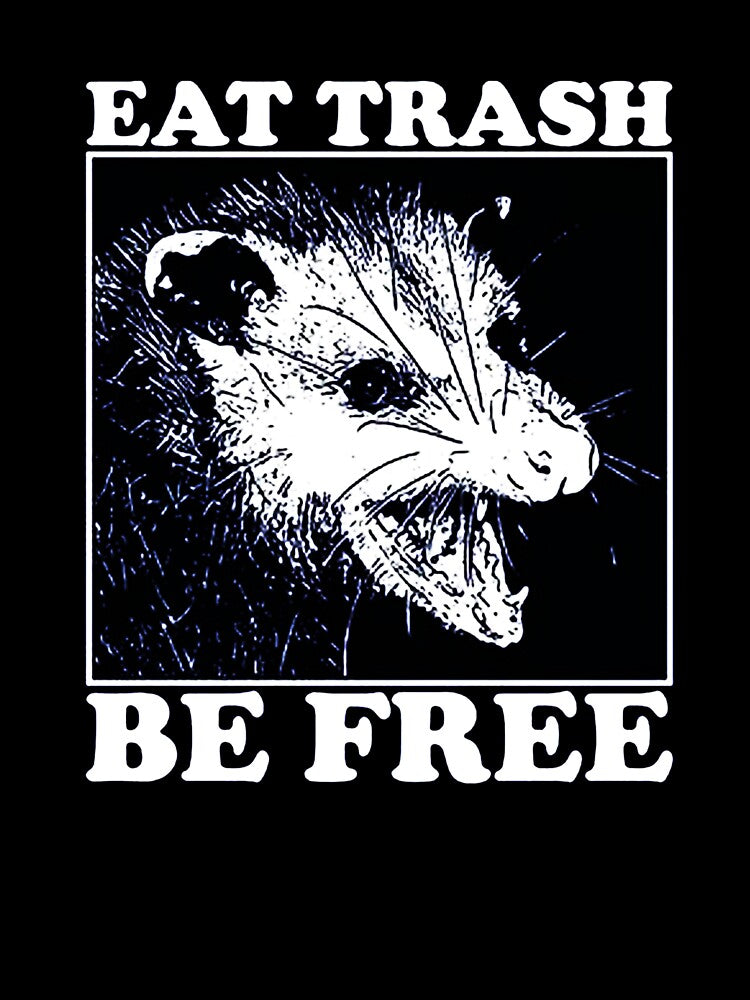 Eat Trash Be Free by BachulAlam