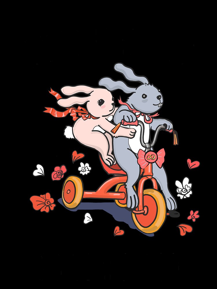 Just Married 25 Years Ago - 25th Anniversary Couple Bunnies Tee, Phone Cases And Other Gifts by MemWear
