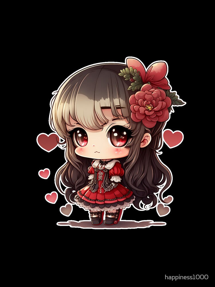 Valentine's Day Gifts, Love Gifts, Be Mine, Be my Valentine, Valentine Chibi, Valentine for Teens, Valentine be mine by happiness1000
