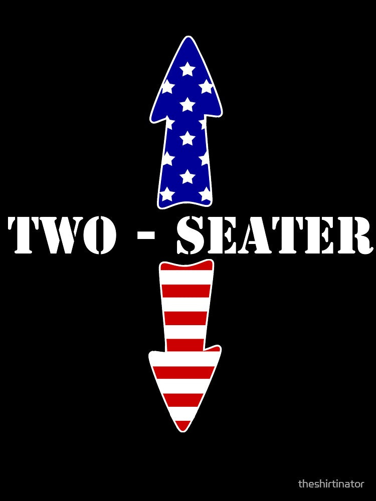 Two Seater Two-Seater USA Flag by theshirtinator